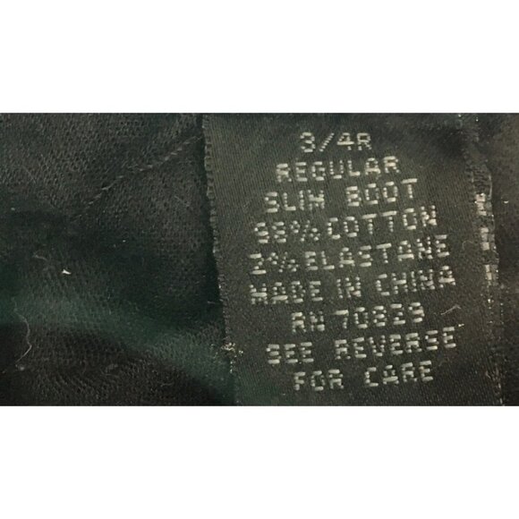 PREMIERE by rue21 Jeans Womens 3/4R Blue Slim Boot Stretch Embellished Pockets - Picture 3 of 15